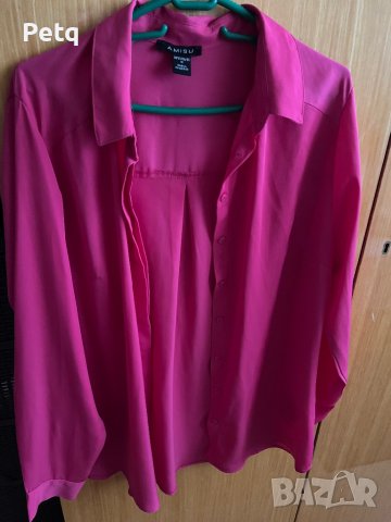 Дамска розова риза-Amiso, снимка 1 - Ризи - 42554506