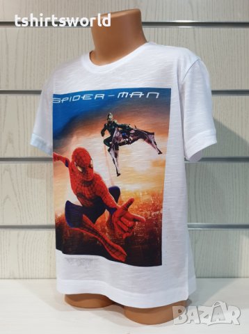 Нова детска тениска с трансферен печат Спайдърмен (SpiderMan), снимка 10 - Детски тениски и потници - 37494880