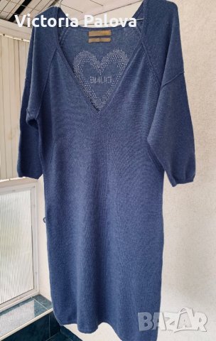 Кашмир 100%, рокля/дълга блуза DUNE BY DUNE Швейцария, снимка 3 - Блузи с дълъг ръкав и пуловери - 42549572