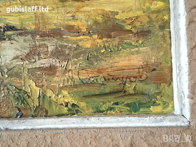 Картина, пейзаж, худ. Иван Статулов, снимка 3 - Картини - 54124958