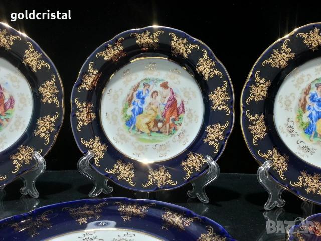 чинии порцелан Чехословакия , снимка 3 - Антикварни и старинни предмети - 53939780