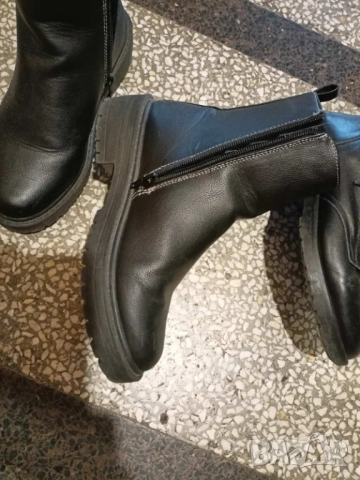 два чифта боти ест кожа и не, снимка 6 - Дамски боти - 52552870