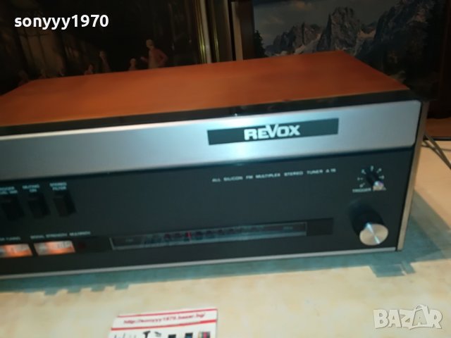 🛑REVOX A76 TUNER-ВНОС SWISS 1210221901, снимка 9 - Ресийвъри, усилватели, смесителни пултове - 38310202