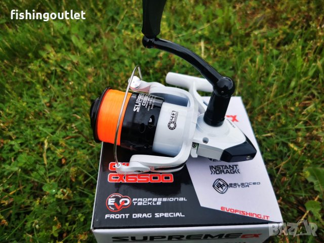 Морска макара с преден аванс EVO SUPREME 5500 с намотано влакно, снимка 3 - Такъми - 40614602