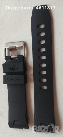 Силиконова каишка за Omega, снимка 2 - Каишки за часовници - 52077899