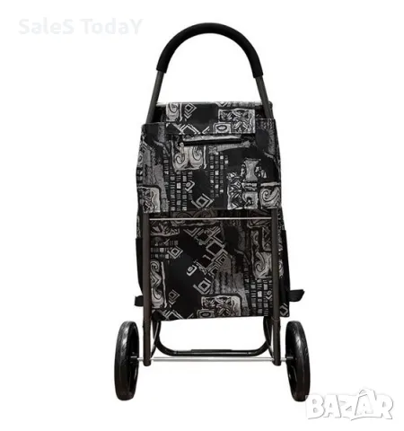 Пазарска количка, Сгъваема количка, Сиво32x27x84см, снимка 2 - Други стоки за дома - 43952410