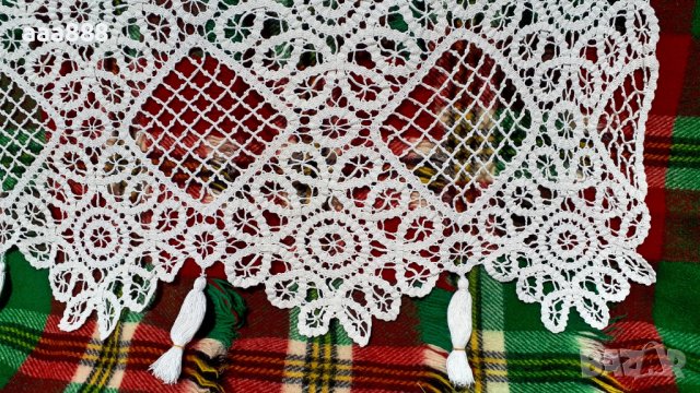 Покривка за легло плетиво на една кука дантела, снимка 3 - Покривки за легло - 36882694