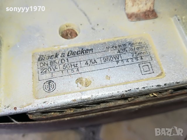BLACK & DECKER X 2БР-ЛЕНТОВ ШЛАИФ 0609221420, снимка 17 - Други инструменти - 37917062