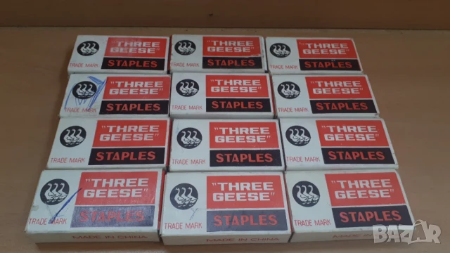 Кламери/телбоди Three Geese Staples Китай, снимка 2 - Други - 51139780