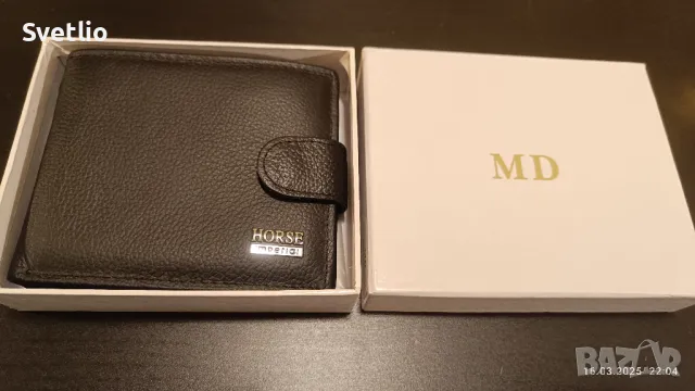 Продавам кожен портфейл, чисто нов.