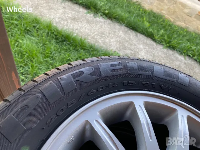 4бр. Летни гуми 205/60/15 Pirelli P7 91V, снимка 6 - Гуми и джанти - 47316408