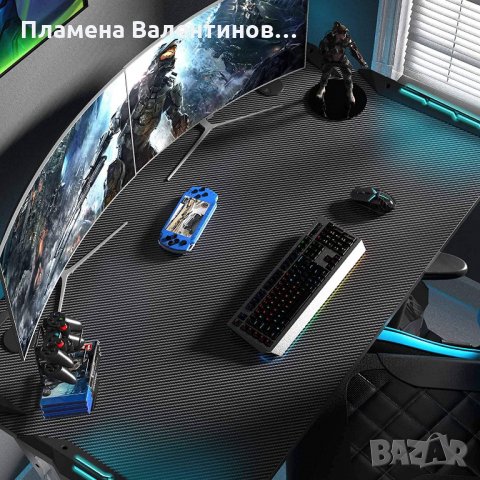 ERK-EDK-Z1S Геймърско бюро / Геймърска маса, снимка 4 - Бюра - 31063509
