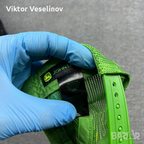 John Deere Trucker Cap One Size Шапка с Козирка Зелена, снимка 5 - Шапки - 54290870