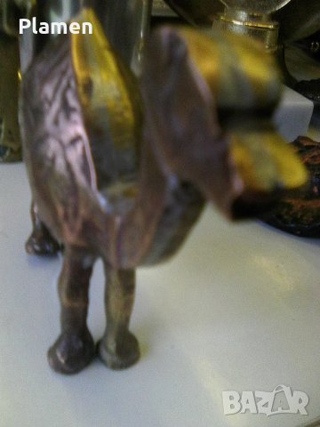 Месингова камила сувенир, снимка 4 - Антикварни и старинни предмети - 36663507