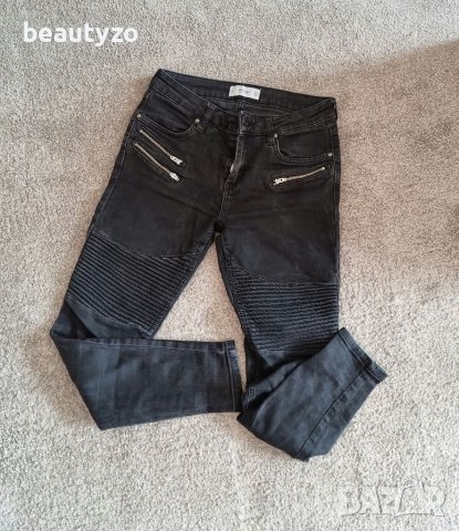 Дамски slim дънки в черно Mango