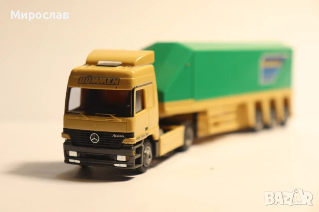 AWM  H0 1/87 MERCEDES ACTROS  КАМИОН МОДЕЛ ТРАНСПОРТ НА СТЪКЛО, снимка 2 - Колекции - 50964848