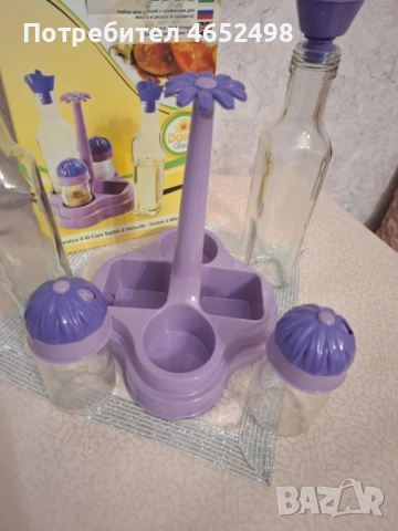 Сет Оливерник, снимка 4 - Прибори за хранене, готвене и сервиране - 52471343