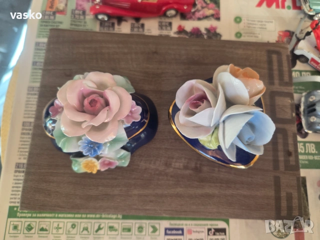 Порцеланови бижутерки Румънски, снимка 2 - Други ценни предмети - 53988930