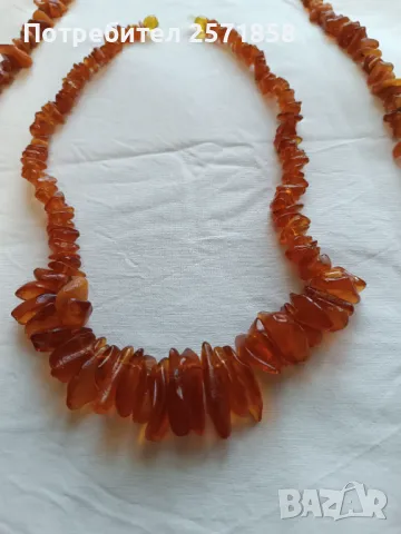 Лот балтийски кехлибар колие и гердан, снимка 4 - Колиета, медальони, синджири - 50274250