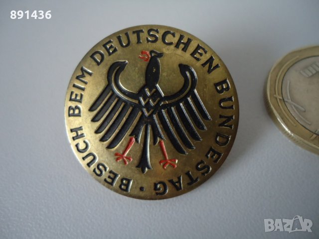 Стара бронзова германска военна значка, снимка 1 - Колекции - 31084946