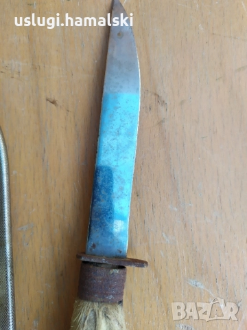 Стар ловен нож, снимка 5 - Антикварни и старинни предмети - 52062673