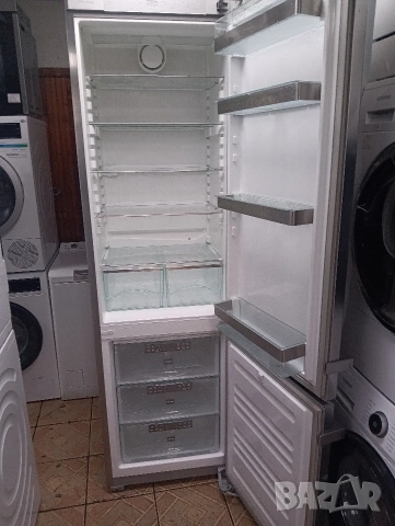Иноксов комбиниран хладилник с фризер Миеле Miele А+++ Made in Germany 2 години Гаранция!, снимка 6 - Хладилници - 54232829