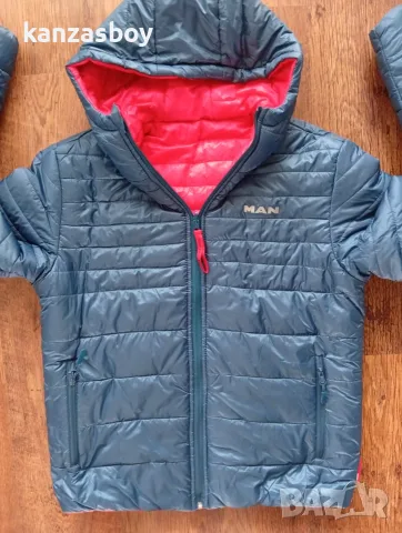 MAN lion edition driver jacket - ОЛЕКОТЕНО мъжко яке 2-ЛИЦЕВО КАТО НОВО Л, снимка 6 - Якета - 56260797