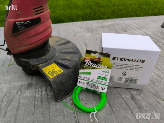 Електрическа коса, тример с корда, снимка 2 - Градинска техника - 50054469