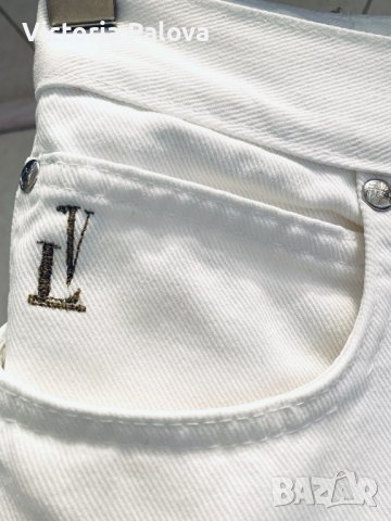 Модерни италиански бели дънки VALLI LISA, снимка 6 - Дънки - 37195345
