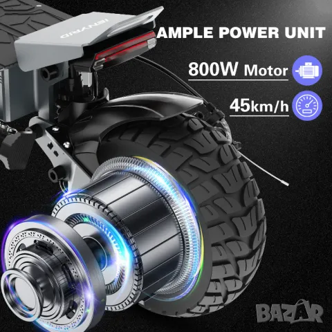 Електрически скутер/тротинетка iENYRID S1 800W 15AH, снимка 3 - Други спортове - 48649201