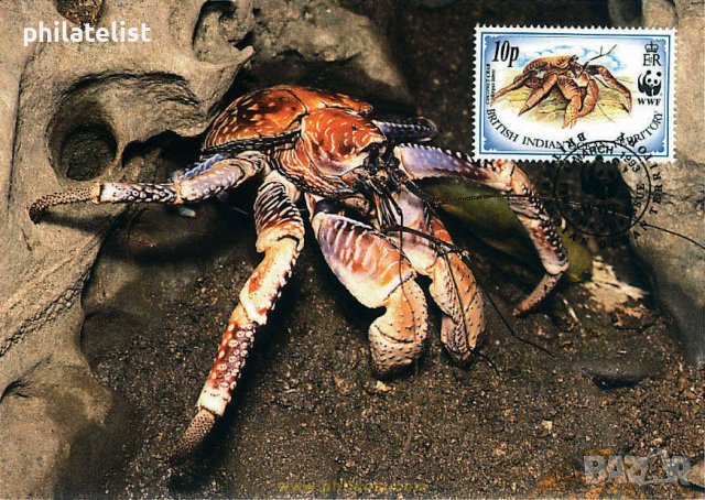 Британски територии в Индийския океан - 4 бр Карти Максимум, снимка 3 - Филателия - 38843593