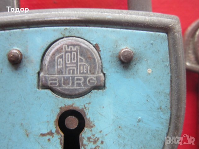 Стар немски катинар с ключ ключе 6, снимка 4 - Колекции - 29798037