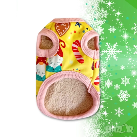 Коледни блузки за малки кучета. Коледени дрехи за малко бебе куче. Дрехи за кучета. Кучешки дрехи.

, снимка 3 - За кучета - 52118146