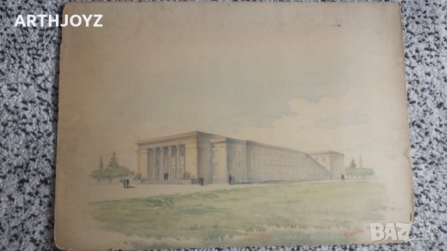 КАРТИНА ПЕЙЗАЖ (акварел)/ В.БУРДИН, снимка 2 - Картини - 29660981