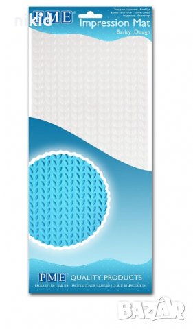 Жито Овес Ечемик текстура релеф релефно платно пластмасов стенсил отпечатък фондан, снимка 2 - Форми - 34113104