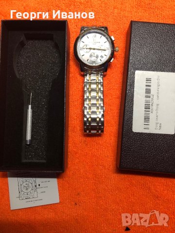 Мъжки аналогов кварцов ръчен часовник - бизнес ежедневен светещ хронограф кварцов 30M водоустойчив р, снимка 8 - Мъжки - 42574335