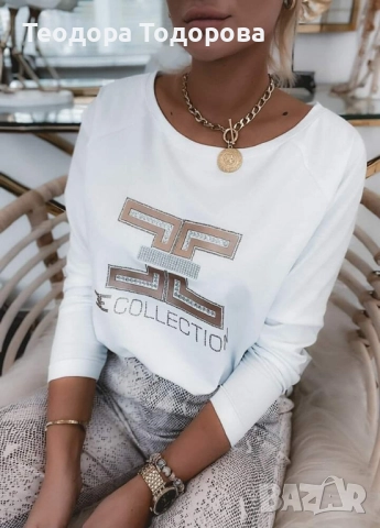 Дамски памучни блузи , снимка 3 - Блузи с дълъг ръкав и пуловери - 52548910