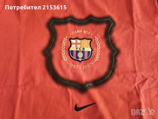 nike  barcelona  camp nou тениска с къс ръкав червена оригинална, снимка 8 - Тениски - 35225756