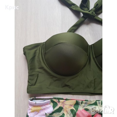 Бански костюм от две части, размер L, снимка 3 - Бански костюми - 44606308