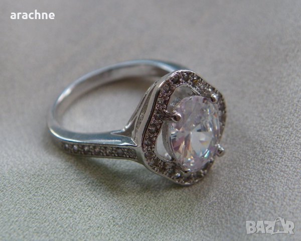 Сребърен пръстен, снимка 1 - Пръстени - 44257898