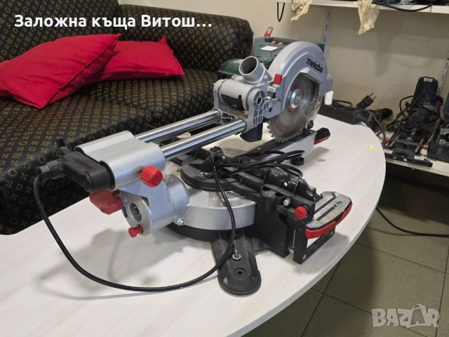 Потапящ герунг циркуляр Metabo KGS 216 M, снимка 7 - Други инструменти - 51935589