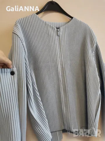 СТРАХОТНО ВРЪХНО РИПСЕНО ЯКЕНЦЕ С ЦИП 2XL-4XL, снимка 7 - Туники - 48572716