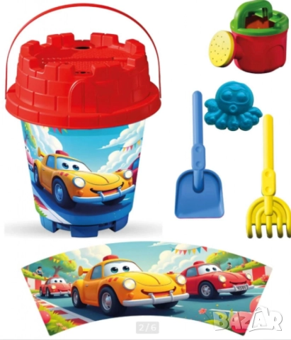 Голяма кофичка за пясък, с лейка, снимка 5 - Други - 52060221