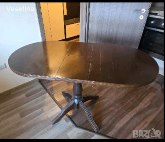 Трапезарна маса разтегателна 132/69/76 см