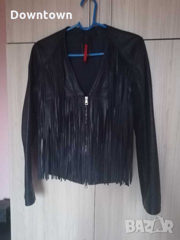 IMPERIAL естествена кожа яке с ресни, снимка 3 - Якета - 31166400