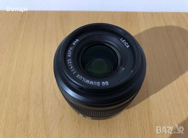 Panasonic Lumix Leica 25 mm f/1.4 , снимка 3 - Обективи и филтри - 52999331
