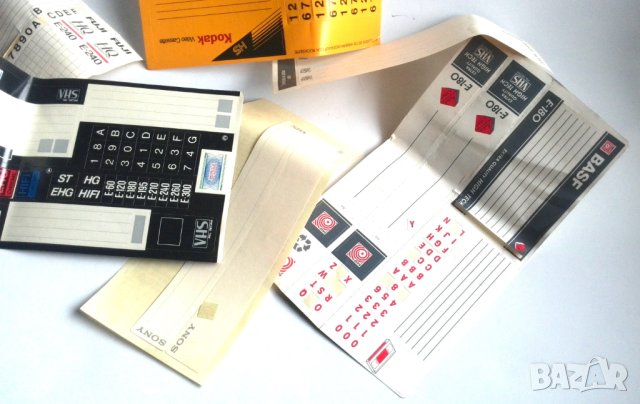 стари стикери за видео касети, снимка 5 - Други ценни предмети - 44184499
