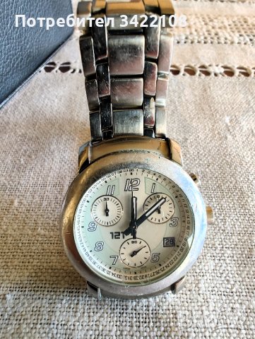 Поръчков мъжки марков швейцарски кварцов часовник/водоустойчив/неръждаема стомана/121TIME, снимка 1 - Мъжки - 42687331