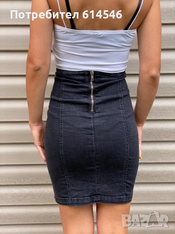 New Yorker Дънкова пола с връзки, снимка 5 - Поли - 37704032