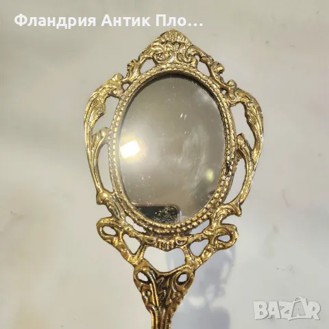 Месингово огледало, снимка 4 - Декорация за дома - 44989309